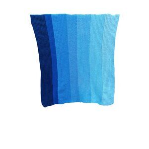 Vintage Handmade Multicolored Crochet Cover -42 in x 33 in - Medium Acrylic Yarn